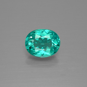 Apatite Verde naturale da 1.74 ct, Taglio ovale, VVS