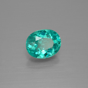 Apatite Verde naturale da 1.74 ct, Taglio ovale, VVS