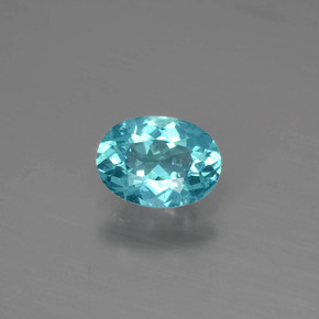Apatite Blu naturale da 0.84 ct, Taglio ovale, SI
