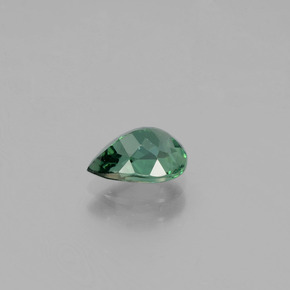 Apatite naturale verde da 1,03 ct, taglio a pera, VS