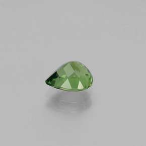 Apatite naturale verde da 1,09 ct, taglio a pera, VVS