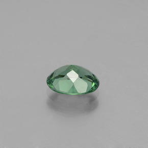 Apatite naturale verde da 1,18 ct, taglio ovale, VVS-VS