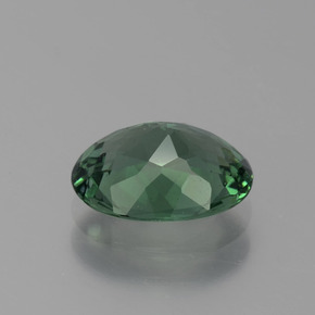 Apatite naturale verde da 1,62 ct, taglio ovale, VS