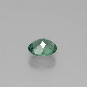 Apatite naturale verde da 0,74 ct, taglio ovale, VVS-VS