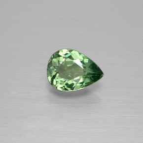 Apatite Blu verde naturale da 0.66 ct, Forma a pera, VVS-VS