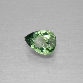 Apatite Blu verde naturale da 0.66 ct, Forma a pera, VVS-VS