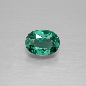 Apatite Blu verde naturale da 0.76 ct, Taglio ovale, VS