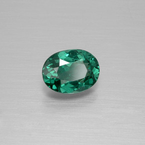 Apatite Blu verde naturale da 0.76 ct, Taglio ovale, VS