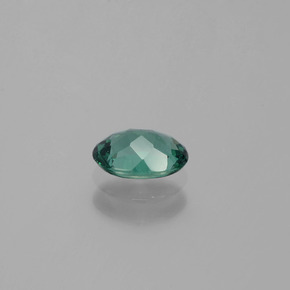 Apatite Blu verde naturale da 0.54 ct, Taglio ovale, VS
