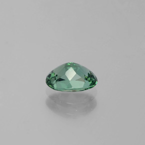 Apatite naturale verde da 0,82 ct, taglio ovale, VVS-VS
