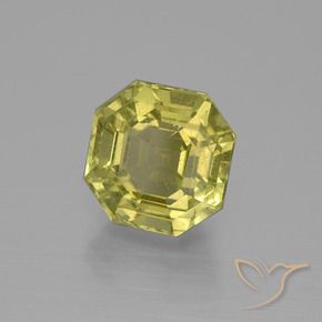 Apatite Giallo terroso naturale da 5.88 ct, Ottagonale / Taglio smeraldo, VS-SI