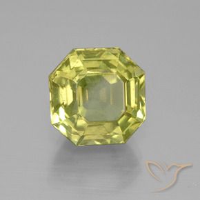 Apatite Giallo chiaro naturale da 7.91 ct, Ottagonale / Taglio smeraldo, VS