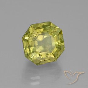 Apatite Giallo verdastro naturale da 7.64 ct, Ottagonale / Taglio smeraldo, VS-SI