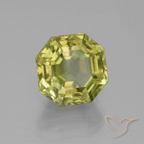 Apatite Giallo verdastro naturale da 8.30 ct, Ottagonale / Taglio smeraldo, VS