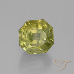 Apatite Giallo verde naturale da 7.77 ct, Ottagonale / Taglio smeraldo, VS-SI