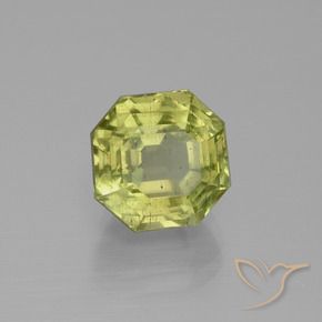Apatite Giallo medio naturale da 5.75 ct, Ottagonale / Taglio smeraldo, VS-SI