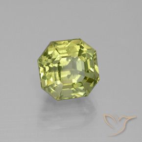 Apatite Giallo medio naturale da 5.48 ct, Ottagonale / Taglio smeraldo, VS
