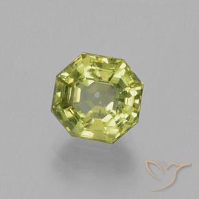 Apatite Verde chiaro naturale da 3.36 ct, Ottagonale / Taglio smeraldo, VS