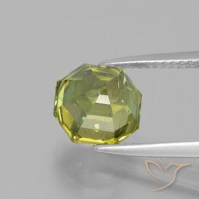 Apatite Verde chiaro naturale da 3.36 ct, Ottagonale / Taglio smeraldo, VS