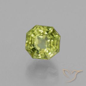Apatite Verde giallastro naturale da 3.06 ct, Ottagonale / Taglio smeraldo, VS