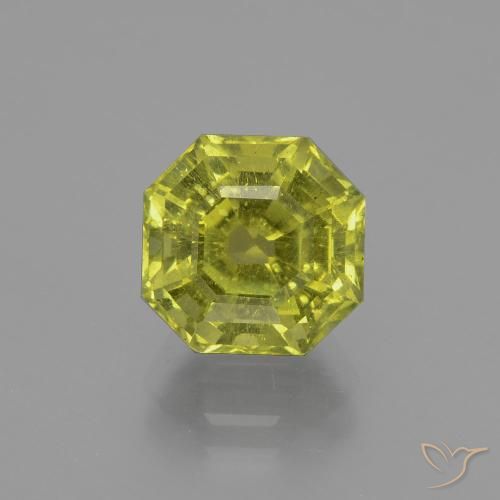 4.51ct Naturale Verde chiaro Apatite, Taglio smeraldo, VS-SI