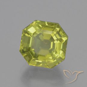 Apatite Caldo bosco verde naturale da 6.16 ct, Ottagonale / Taglio smeraldo, VS-SI