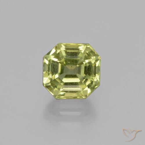 Apatite Verde giallastro naturale da 2.37 ct, Ottagonale / Taglio smeraldo, VS