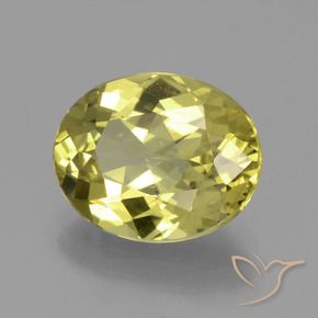 Apatite Giallo Ananas naturale da 4.67 ct, Ovale, VS