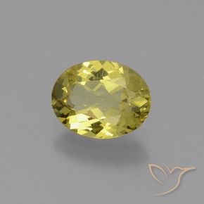 Apatite Giallo medio naturale da 1.46 ct, Ovale, VS