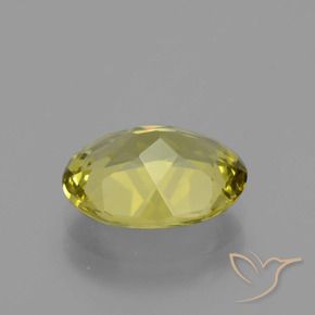 Apatite Giallo medio naturale da 3.49 ct, Ovale, VS