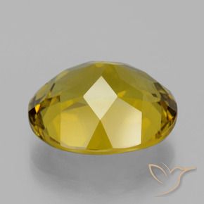 Apatite Giallo brunastro naturale da 13.86 ct, Ovale, VS