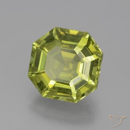 Apatite Medium Light Green naturale da 5.01 ct, Ottagonale / Taglio smeraldo, VS