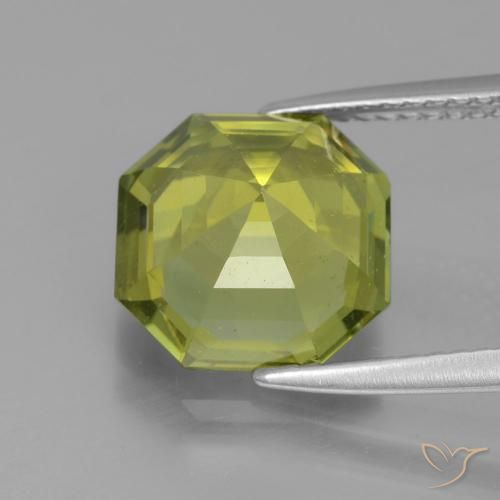 Apatite Medium Light Green naturale da 5.01 ct, Ottagonale / Taglio smeraldo, VS