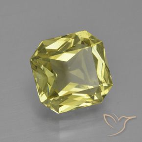 Apatite Giallo medio naturale da 3.54 ct, Ottagonale / Taglio smeraldo, VS
