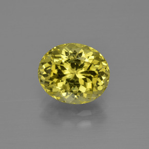 Apatite Giallo medio-chiaro naturale da 2.48 ct, Taglio ovale, VS