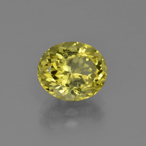 Apatite Giallo medio-chiaro naturale da 2.48 ct, Taglio ovale, VS