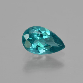 Apatite naturale verde da 1,26 ct, taglio a pera, VS