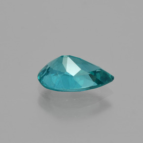 Apatite naturale verde da 1,26 ct, taglio a pera, VS