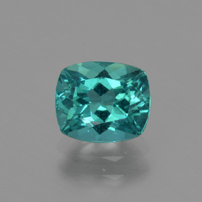 Apatite naturale verde da 1,31 ct, taglio a cuscino, VS