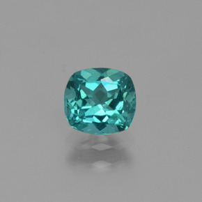 Apatite Blu verde naturale da 0.81 ct, Taglio a cuscino, VS