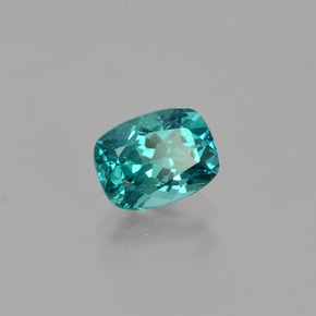 Apatite naturale verde da 1,17 ct, taglio a cuscino, VS