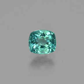 Apatite Blu verde naturale da 0.71 ct, Taglio a cuscino, VS