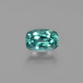 Apatite Blu verde naturale da 1.06 ct, Taglio a cuscino, VS