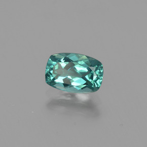 Apatite Blu verde naturale da 1.06 ct, Taglio a cuscino, VS