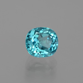 Apatite Verde blu naturale da 1.37 ct, Taglio ovale, VS