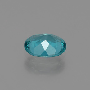Apatite naturale blu da 1,40 ct, taglio ovale, VS