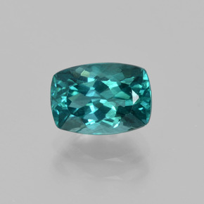 Apatite Verde blu naturale da 1.57 ct, Taglio a cuscino, VS