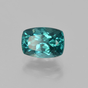 Apatite Verde blu naturale da 1.57 ct, Taglio a cuscino, VS