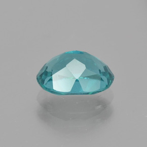 Apatite naturale blu da 1,38 ct, taglio ovale, VS
