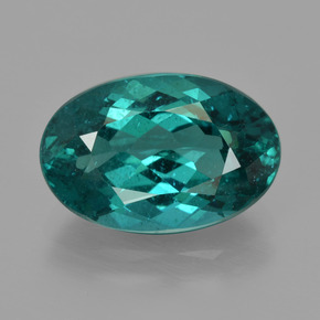 Apatite Verde blu naturale da 5.14 ct, Taglio ovale, VS